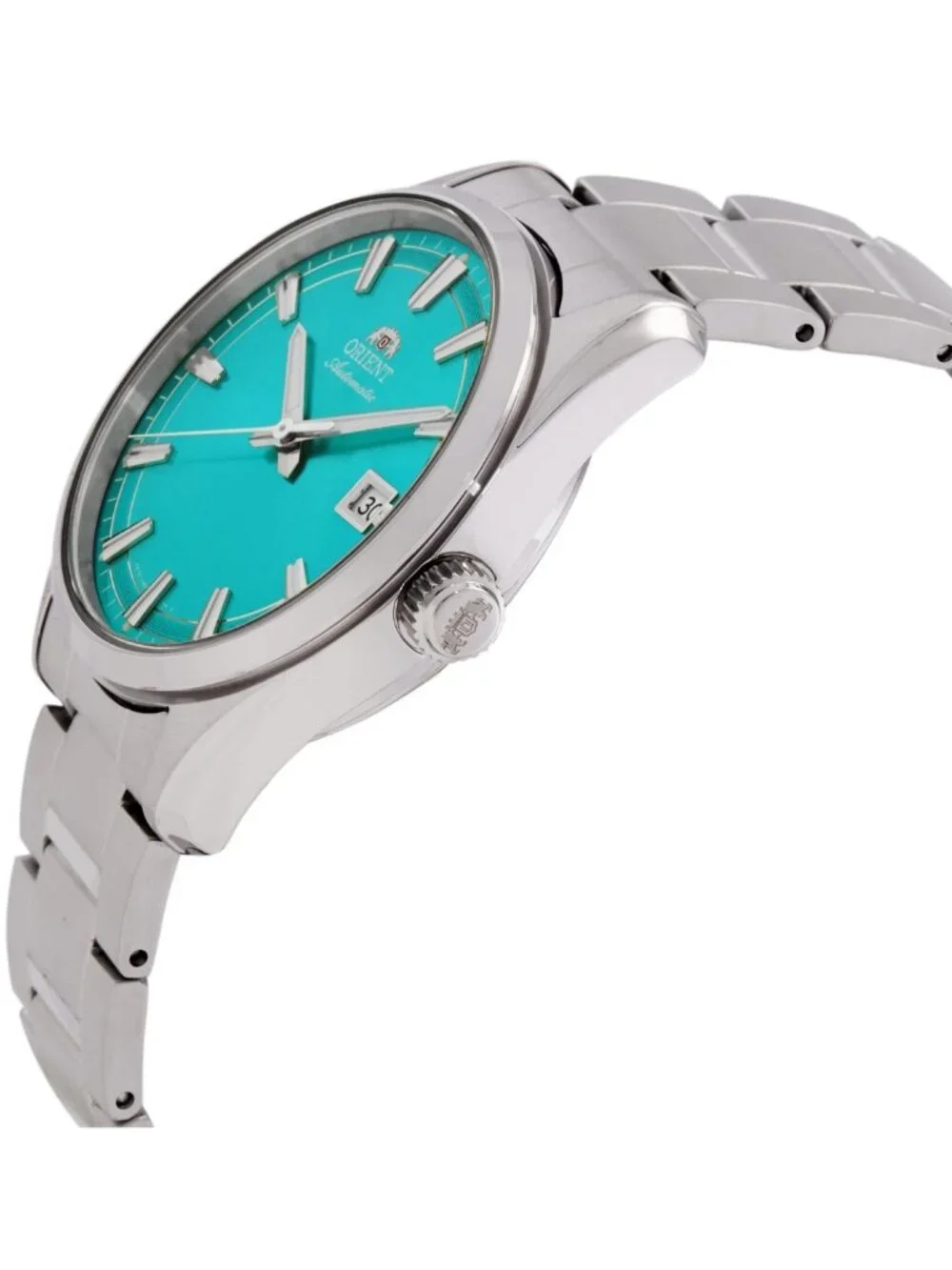 NWT Orient Classic Stretto Date Automatic Blue Dial Watch